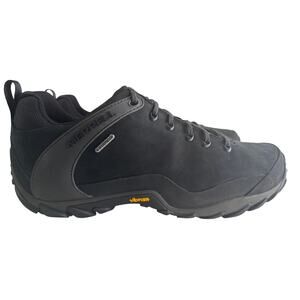 Merrell Chameleon 8 Hiking Shoes Mens 11 M Waterproof Leather Black Vibram